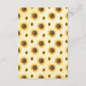 Cartes d'information du Mariage d'aquarelle de tou (Dos)