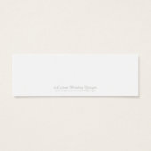 Cartes d'information du site Web du Mariage bleu e (Dos)