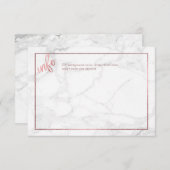 CARTES D'INFORMATION PixDezines/MARBLE+FAUX OR ROS (Devant / Derrière)