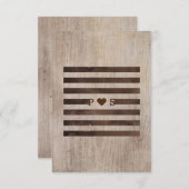 Cartes d'information Russe Mariage (Devant / Derrière)