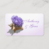 Cartes d'information sur l'hortensia pourpre du bo (Dos)