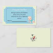 Cartes d'insertion de caleçon, Baby shower amusant (Devant / Derrière)