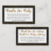 Cartes d'insertion de la demande de livre Confetti (Devant / Derrière)