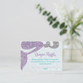 Cartes d'insertion du Baby shower de sirène (Debout devant)