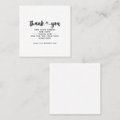 Cartes d'insertion du Merci Merci Carte de visite (Devant / Derrière)