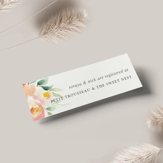 Cartes d'insertion du registre des marées florales