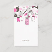 Cartes d'insertion en noir et blanc pour fleur et  (Dos)