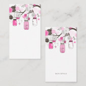 Cartes d'insertion en noir et blanc pour fleur et  (Devant / Derrière)