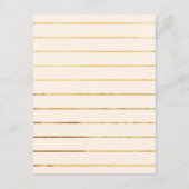 Cartes d'insertion pour Champagne & Gold Script mo (Dos)