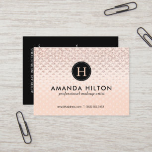 Cartes d'instruction de soins ultérieurs d'artist