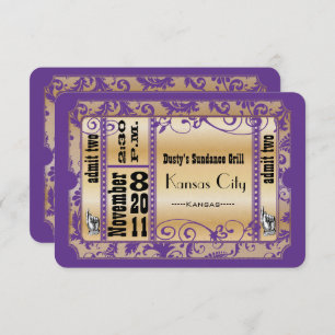 Cartes d'intervention Mariage de démonstration vio