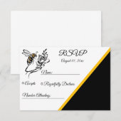 Cartes d'intervention Mariage de luxe intemporelle (Devant / Derrière)