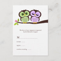 Cartes d'intervention Mariages de Chouette