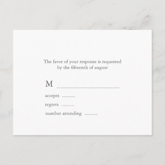 Cartes d'intervention Mariages de Chouette (Dos)