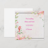 Cartes d'invitation (Devant / Derrière)