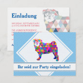 Cartes d'invitation (Devant / Derrière)