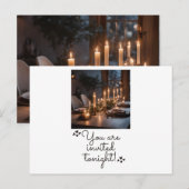 Cartes d'invitation (Devant / Derrière)