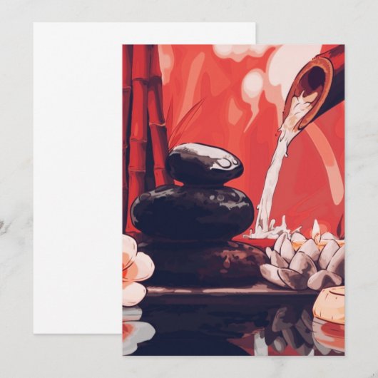 Cartes d'invitation /  (Devant / Derrière)