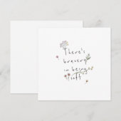 Cartes d'invitation (Devant / Derrière)