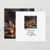 Cartes d'invitation (Devant / Derrière)