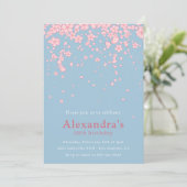 Cartes d'invitation 50 ans Boho Floral Beau (Debout devant)