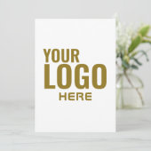 Cartes d'invitation 5 x 7 pouces personnalisées (Debout devant)