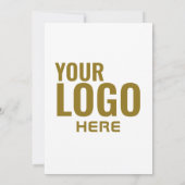 Cartes d'invitation 5 x 7 pouces personnalisées (Dos)