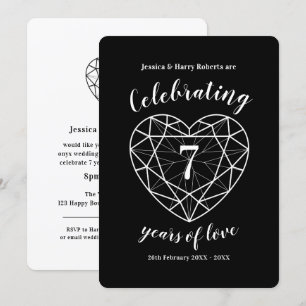Cartes d'invitation à la fête d'anniversaire Onyx