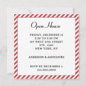Cartes d'invitation à la fête de Noël (Dos)