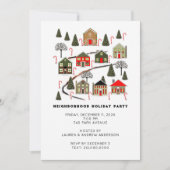 Cartes d'invitation à la fête de Noël (Devant)