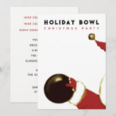 Cartes d'invitation à la fête de Noël (Devant / Derrière)