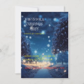 Cartes d'invitation à la fête de Noël (Devant)