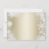 Cartes d'invitation à la fête de Noël de l'entrepr (Dos)