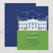 Cartes d'invitation à la soirée inaugurale de la M (Devant / Derrière)