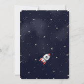 Cartes d'invitation à l'espace (Dos)