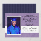 Cartes d'invitation à l'obtention d'un diplôme (Devant / Derrière)