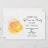 Cartes d'invitation à thème Halloween pour fête bo (Devant)