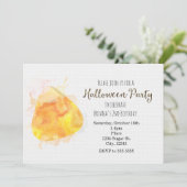 Cartes d'invitation à thème Halloween pour fête bo (Debout devant)