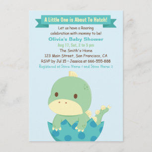 Cartes d'invitation à une baby shower pour l'éclos