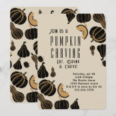 Cartes d'invitation à une fête de décoration de ci (Devant / Derrière)