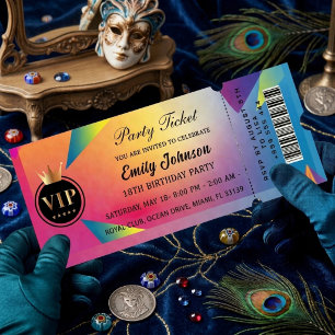 Cartes d'invitation à une soirée