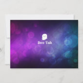 Cartes d'invitation à une soirée d'Halloween (Dos)