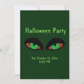 Cartes d'invitation à une soirée Halloween (Devant)