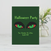 Cartes d'invitation à une soirée Halloween (Debout devant)