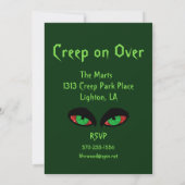 Cartes d'invitation à une soirée Halloween (Dos)
