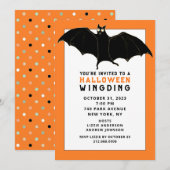 Cartes d'invitation amusantes pour une fête d'Hall (Devant / Derrière)