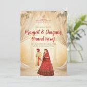 Cartes d'invitation Anand Karaj & invitations de m (Debout devant)