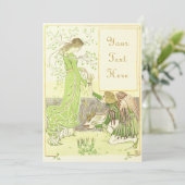 Cartes d'invitation Angel (Debout devant)