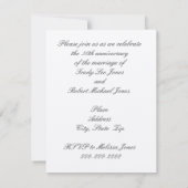 Cartes d'invitation anniversaire Étoile de mer (Dos)