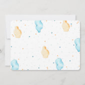 Cartes d'invitation anniversaire photo de train mo (Dos)